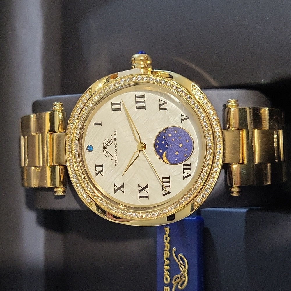 Porsamo Bleu South Sea Crystal Moon Quartz Watch